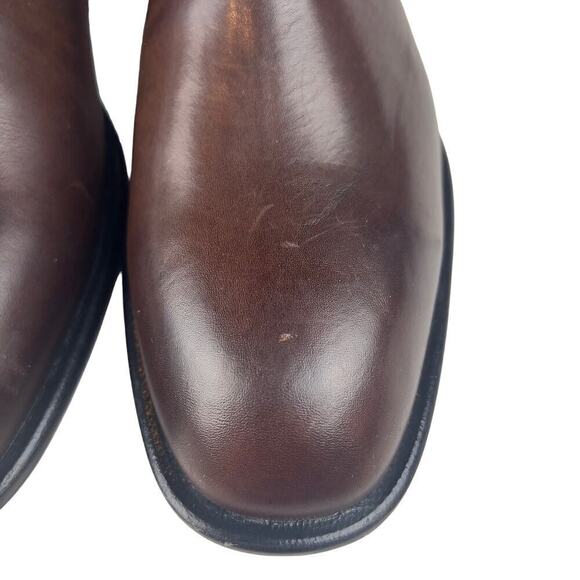 DONALD‎ PLINER RYAN LEATHER MEMORY FAOM BOOTS IN CAPPUCCINO NWOB MEN'S SIZE 8 - Picture 4 of 15